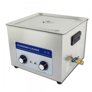 China 40khz 15L Benchtop Ultrasonic Cleaner With Manual Knobs , Adjustable Timer supplier