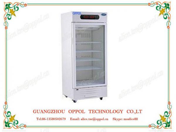 OP-1106 Digital Display Temperature Humidity Single Glass Door Air Cooling