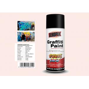 Plastic White Color Graffiti Spray Paint Fastest Dry Time For Indoor / Outdoor Projects