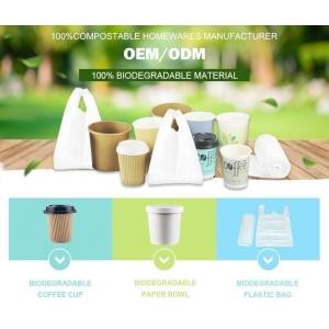 Made From Plants Customized wholesale biodegradable compostable pharmacy bag with singlet handle