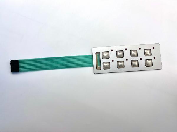 Текстура Mylar боковой светодиодный переключатель клавиатуры с Molex 0,5 мм высотой