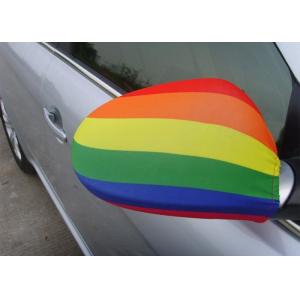 China National Logo Rear View Mirror Cover , Car Mirror Socks For All Country supplier