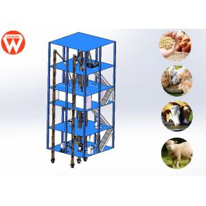 China 380V Animal Feed Processing Equipment 2 MM 4MM 6MM With Sieve Siemens Motor supplier