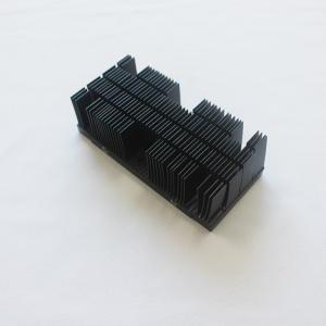 China Anodizing Black Bonded Straight Fin Heat Sink Al6063 High Density ISO9001 supplier