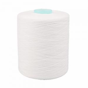 Spun Polyester Yarn 20 / 2 20 / 3  Anti - Bacteria , Customized Polyester Staple Yarn