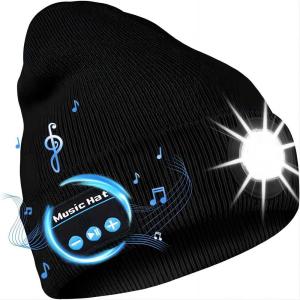 China O chapéu video do diodo emissor de luz Bluetooth, câmara de vídeo portátil Wearable da definição de 5.0-megapixel HD com música aprecia o farol para a patrulha supplier