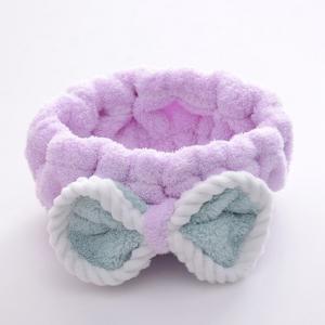 Skin Friendly Spa Twist Knot Headband Hair Cover For Washing Face