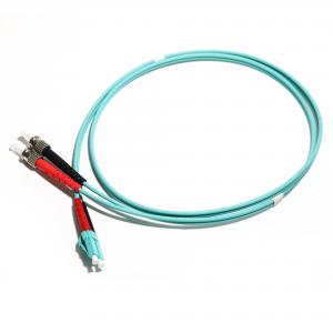 China 10G LC-ST Duplex Multimode Fiber Optic Cord OD3.0 OM3 0.8M 1.5M 2M For WLAN LAN supplier