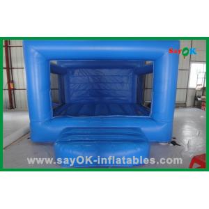 Indoor Inflatable Bounce House Inflatable Residential Small Blue Inflatable Bouncer / Fun City