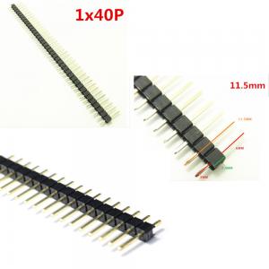 150pcs Colored 2.54mm Straight Pin Header Strip Female Socket PCB Connectors Kit