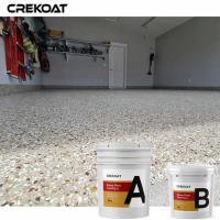 China Bulk Resilient Finish Epoxy Flake Floor Coating Customizable Thickness on sale