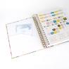China 2024 Custom Printing Weekly Planner with Laminated Divider Tab and Gold Reinforced Corners wholesale