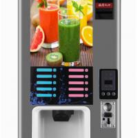 China Juice Automatic Cold Drink Vending Machine Extractor Heating 1600W Cooling 150W on sale