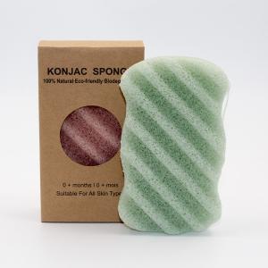 OEM ODM Konjac Bamboo Body Sponge Soft Exfoliating Body Wash Sponge