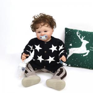 Stars Pattern Jacquard Autumn Winter Organic Cotton Toddler Boy Girl Designer Knitted Baby Cardigan Sweater
