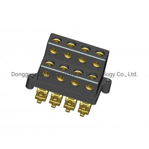 Gray Barrier Terminal Block With 2P-24P Contacts Insulation Resistance 1000MΩ
