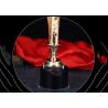 Crystal Globe Hollowing Out Custom Trophy Awards Polishing Surface With Gift Box