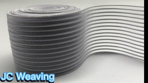 Factory custom ultrathin polyester fisl silk elastic band webbing tape for