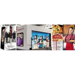 Advertising Led Poster Screen ZLM25 , Wireless Multi - Screen Light Box Display Stand