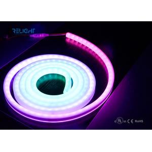 China RGB Led Rope Light Neon Tube RGB Flexible LED Strip Lights 5050RGB with IC embedded IP67 for outdoor supplier