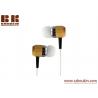 3.5mm stereo jack plug cute wired wood headphones earphone without mic