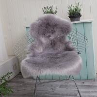 China Customized Color Faux Fur Plush Decorative Chair Soft Cushion with 6-12cm-15cm Length on sale