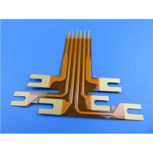 China FPC à couche simple d'épaisseur de 0,25 mm avec 2 onces de cuivre PCB flexible FPC construit sur polyimide avec plaque dorée échantillon FPC wholesale