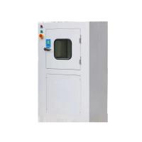 China MRJH Single Story Manual Control Interlock Door Exterior Lank Finish Cold Rolled Sheet Interior Ss. Air shower Pass Box on sale