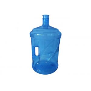 Clear Blue 5 Gallon PC Bottle With Handle Bottle Molding Technology Available