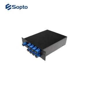 China Divisor de encaixe do PLC da fibra ótica, divisor do PLC do elevado desempenho 1x8 supplier