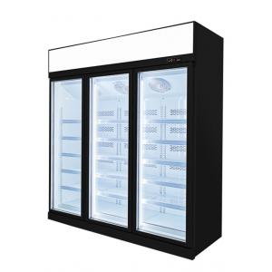 Custom Size Color 3 Door Display Commercial Upright Freezer For Meat Dumplings