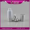 white aluminum airless bottle for cosmetic cream empty