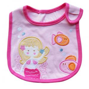 China Lovely Princess Soft Cotton Baby Bibs Waterproof Saliva Towel Bib For Kid Feeding supplier