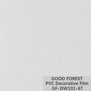 China OEM PVC Decorative Film Grain PVC Blister Film Silver Paint Type supplier