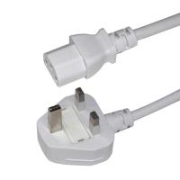 China 32A White AC B1363 PDU with 5M Rewireable Outlet and UK C13 Power Cable BS Male End Type on sale