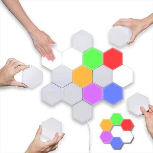 China LED Modular Night Light Creative Touch Lamp with Hexagonal Quantum Design and Control wholesale