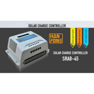 Solar Electrical Generation with  MPPT Solar Charge Controller 60A  and Solar Inverter from the Electric Battery