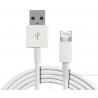 Original White Cell Phone USB Cable , 5V 2.4A Transfer iPhone Charger Cable