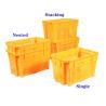 China Caja plástica apilable de color personalizado con estilo de malla para almacenamiento logístico en espacio de almacén wholesale