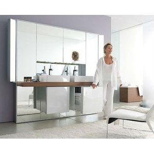 Large Led Lighted Anti Fog Bathroom Mirror Wall Mounted With Defogger And Wifi