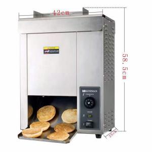 1600W Electric Conveyor Belt Toaster for Hamburger Bread in Commercial Food Industry