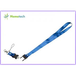 Plasitc + Polyester Lanyard USB Flash Drives USB 3.0 Custom Printed