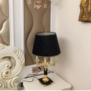 Luxury K9 big black crystal table lamp Fashion crystal table lamps(WH-MTB-123)