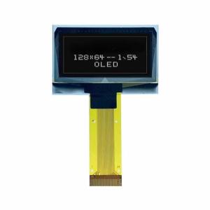 China 1.54 OLED 128x64 puntos controlador IC CH1116 SPI IIC interfaz OLED módulo de 1,54 pulgadas 12864 OLED módulo de visualización supplier