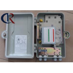 FTTH Fiber Optic Distribution Box Outdoor Wall Mounted Waterproof Free Paint Appearance