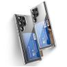 China 携帯電話用ケース Samsung Galaxy S23 S23U 衝撃防止 ハードPC 透明 透明 カードホルダー wholesale