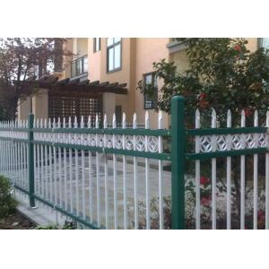 China Euro Style Tubular Zinc Steel Fence Powder Coated For School , Convenient Install supplier