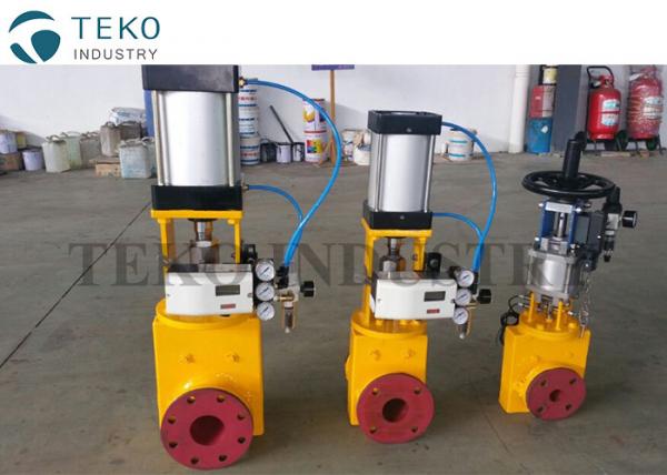 Regulating Control Slurry Pinch Valve Pneumatic Actuated Flanged End With