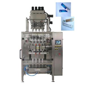 China 4 controlo automático vertical do PLC da máquina de embalagem 150bags/Min da vara do pó do canal supplier