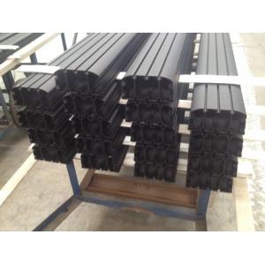 Sand Blasted Black Powder Coating Aluminum Industrial Profile for Auto Aluminum Profile